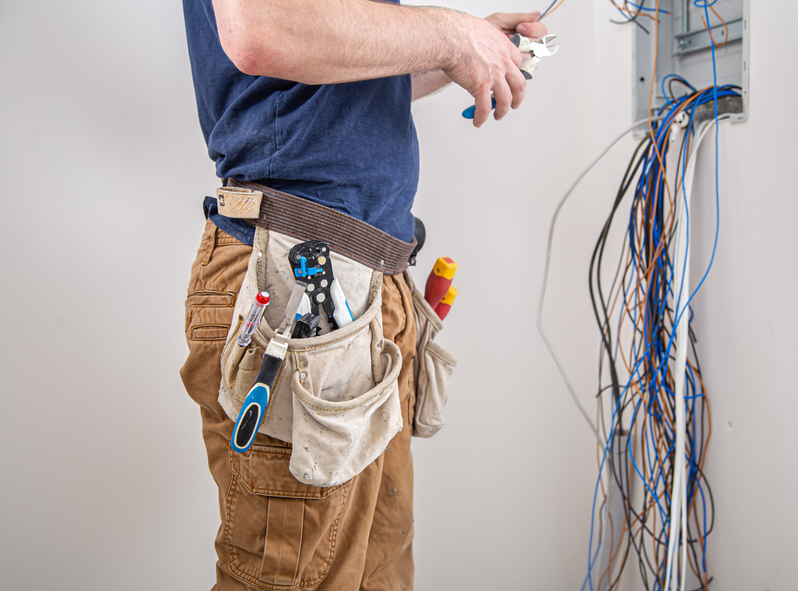 electrician at work